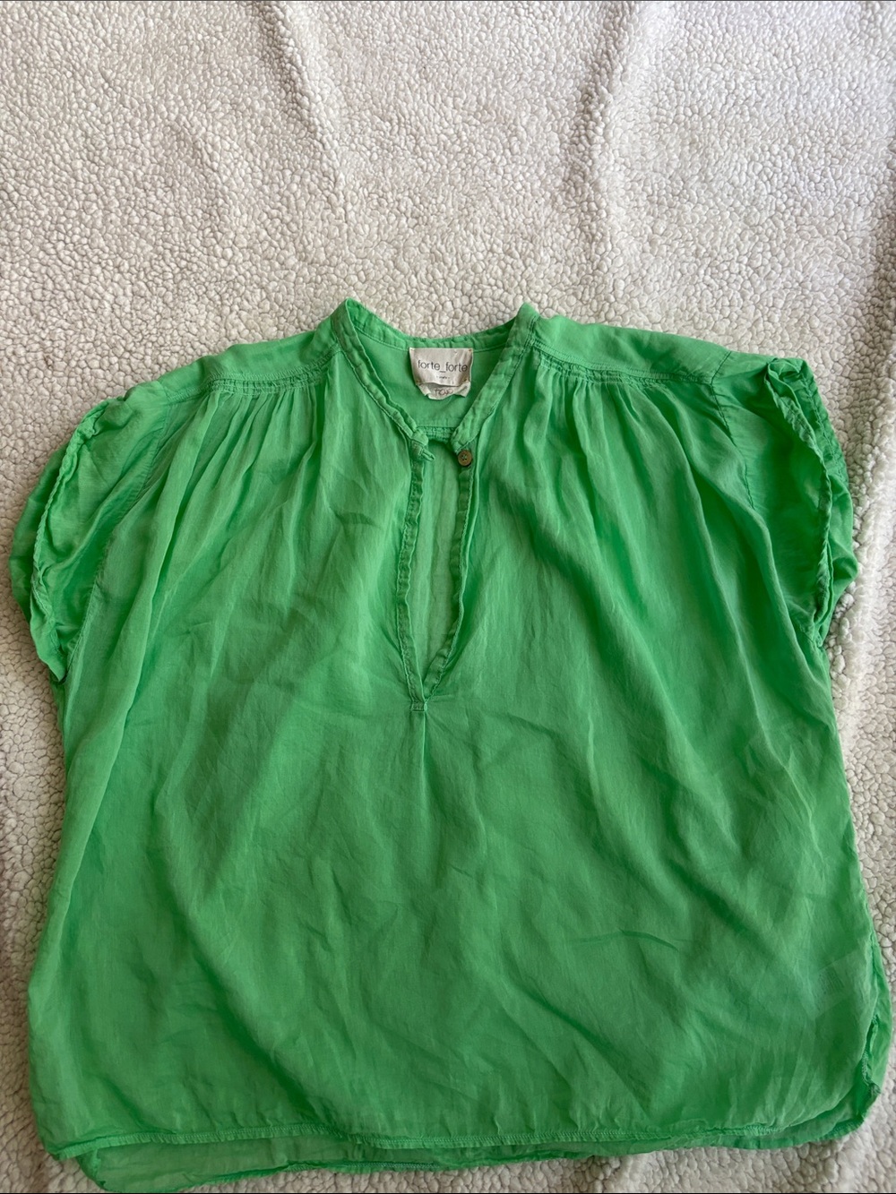 Forte_forte Black Short-Sleeve Shirt
